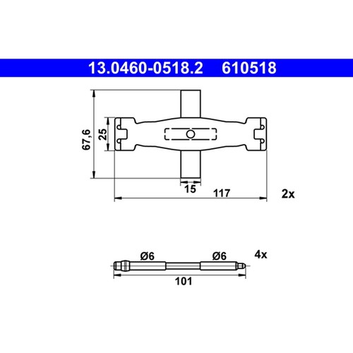 Accessory kit disc brake - accessory,