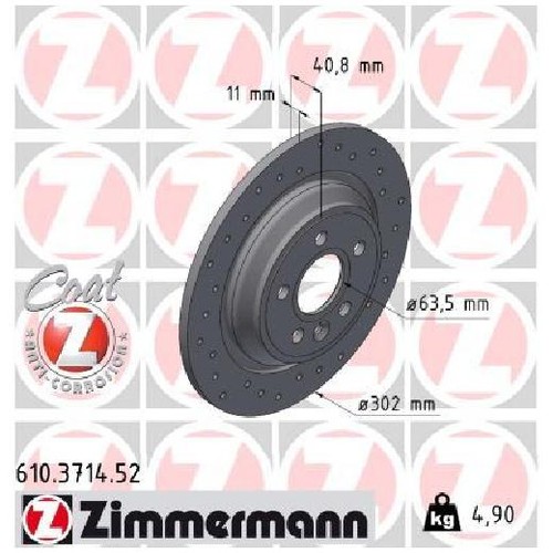 Bremsscheibe für volvo s60 - 2x,