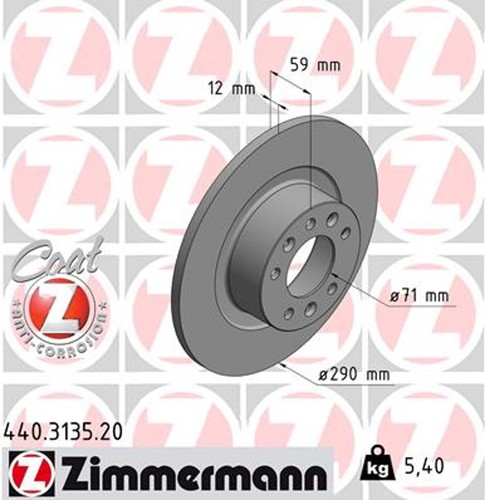 Bremsscheibe coat z - 2x,